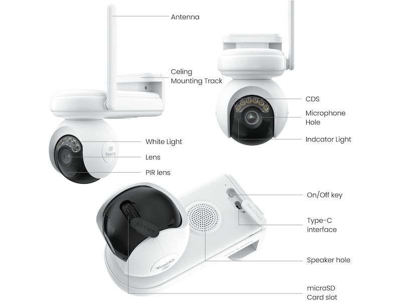 Reolink Altas PT Ultra trådlös utomhusövervakningskamera Övervakningskamera