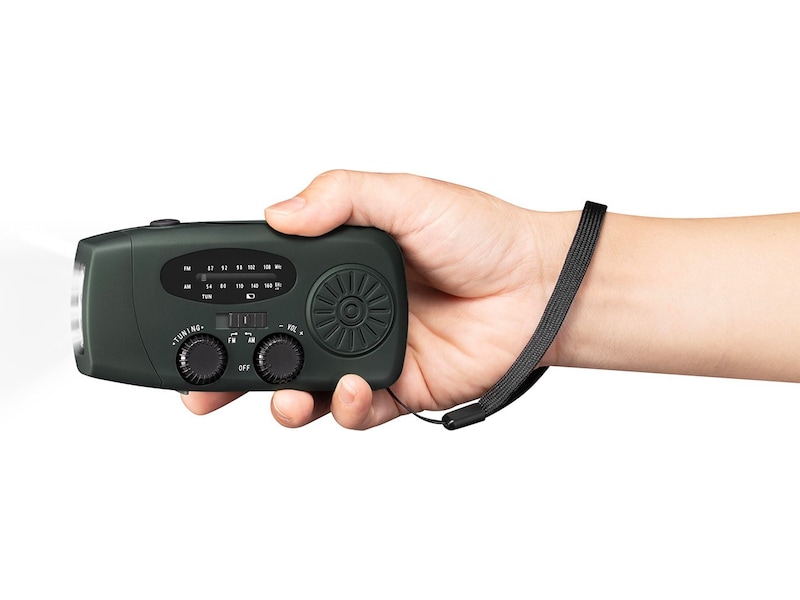 Andersson EYF-C2000 FM/AM vevradio med solcellspanel Radio & musikspelare