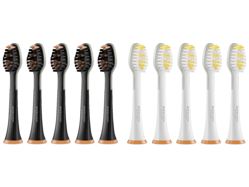 Puresense Dental C Sonic Tandborsthuvuden med tungskrapa 10-pack (large) Tandborsthuvud
