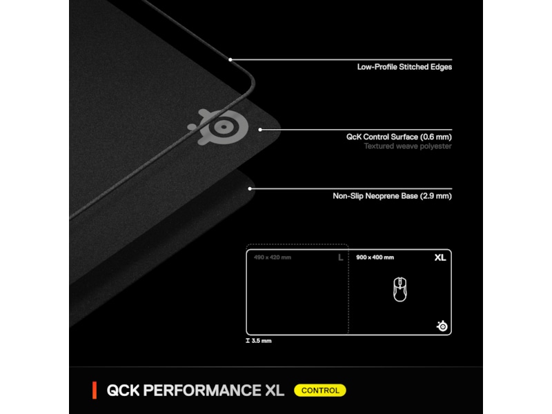 SteelSeries QcK Performance XL Control gamingmusmatta Gamingmusmatta