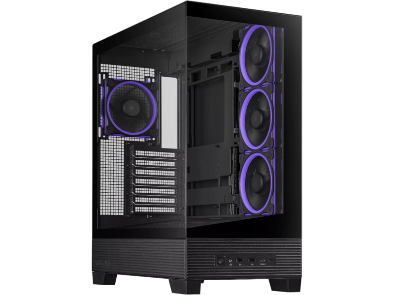 Asus A31 PLUS ARGB Mid Tower (svart) Midi tower