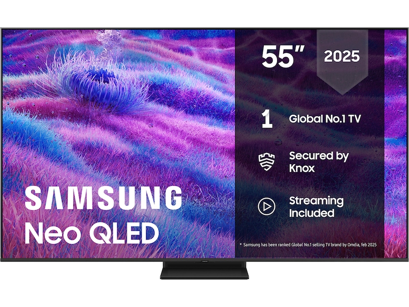 Samsung 55" QN80F Neo QLED 4K Mini LED smart-TV (2025) 50 - 59 tums TV