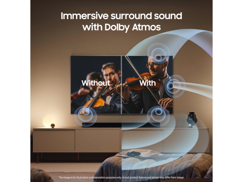 Samsung 55" QN80F Neo QLED 4K Mini LED smart-TV (2025) 50 - 59 tums TV