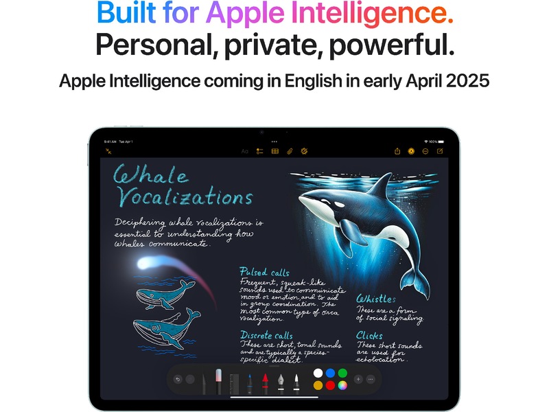 iPad Air 11" (2025) 128GB 5G (rymdgrå) Surfplattor