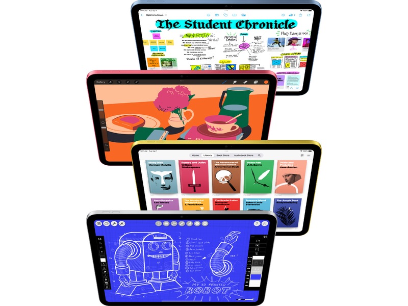 iPad 11" (2025) 512GB WiFi (blå) Surfplattor