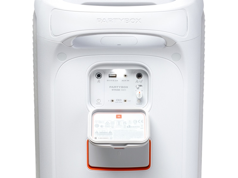 JBL Partybox  STAGE 320 Kraftfull partyhögtalare (vit) Trådlös / Bluetooth högtalare