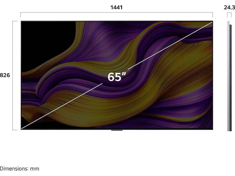 LG 65" G5 AI 4K OLED Smart TV (2025) 60 - 69 tums TV