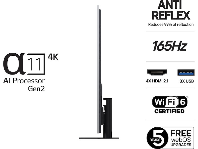 LG 55" G5 AI 4K OLED Smart TV (2025) 50 - 59 tums TV