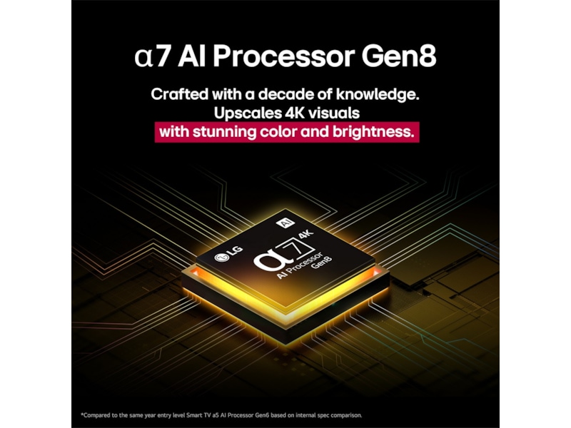 LG 65" UA73 AI 4K UHD smart-TV (2025) 60 - 69 tums TV