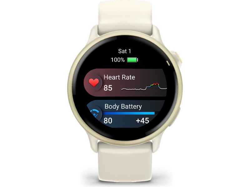 Garmin Vivoactive 6 AMOLED 42mm GPS (bone/lunar gold) Smartwatches