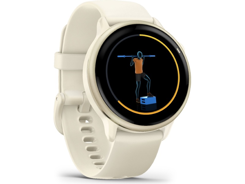 Garmin Vivoactive 6 AMOLED 42mm GPS (bone/lunar gold) Smartwatches