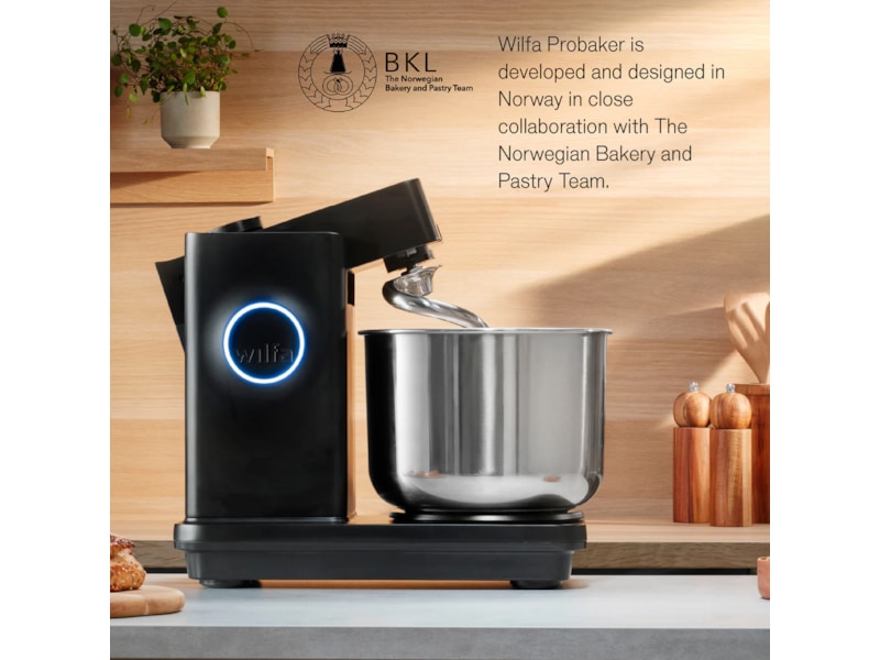 KM2BS-T70 Probaker timer svart med SS-krok Köksmaskiner