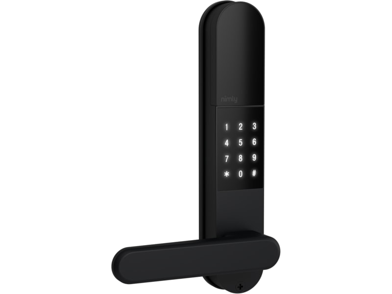 nimly Touch Pro smart lås (svart) Elektroniskt dörrlås