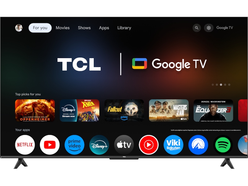 TCL 4K LED Google TV 55V6C 50 - 59 tums TV