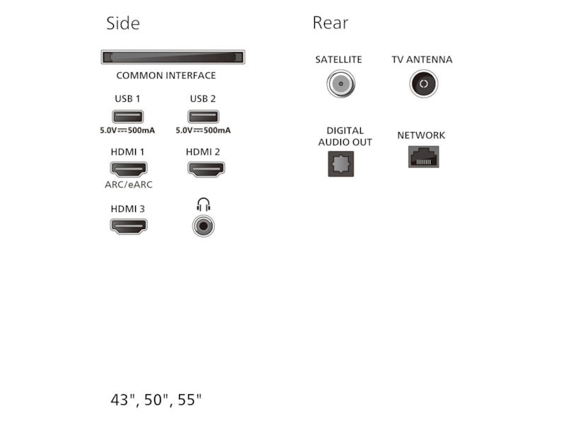 Philips 50" PUS8000/12 4K LED smart Ambilight-TV (2025) 50 - 59 tums TV