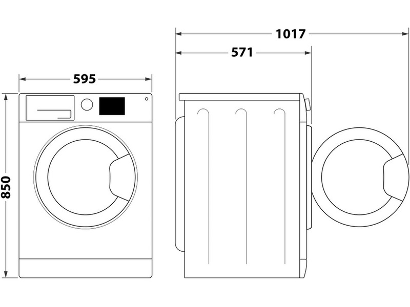 Whirlpool FFB 7469 BV EE Tvättmaskin (vit) Tvättmaskin