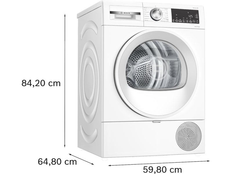Bosch Serie 6 WQG2420ASN torktumlare Torktumlare