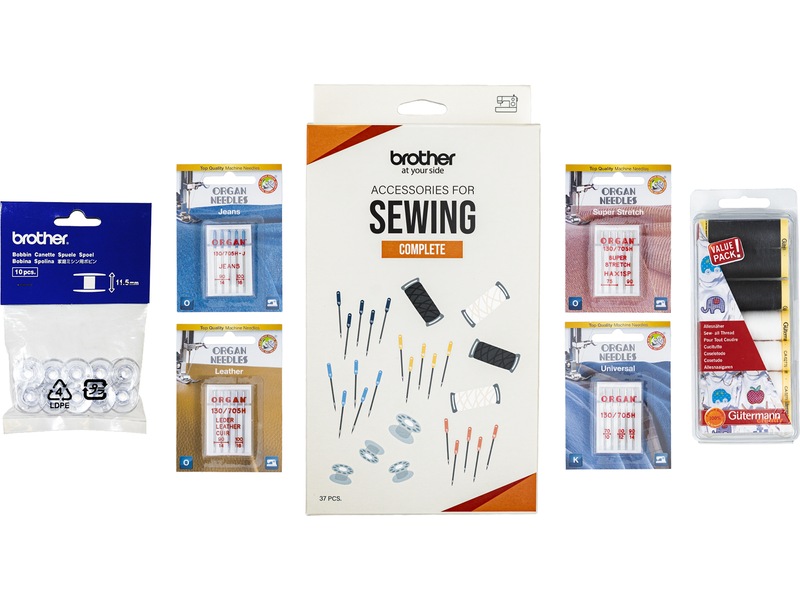 Brother COMPLETE tillbehörsset 37 delar Tillbehör till symaskin