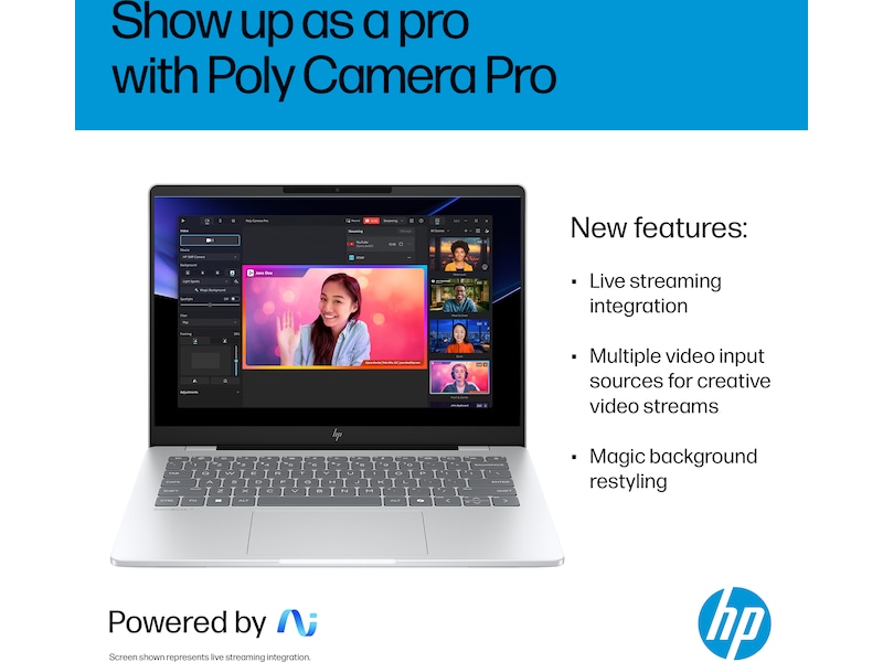 HP OmniBook 7 AI 14-fr0071no 14" 2K OLED Datorer - Bärbara / laptop