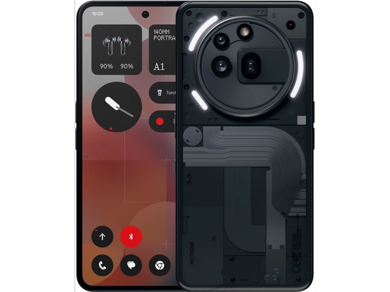 Nothing Phone (3a) Pro 12+256GB (svart) Mobiltelefoner