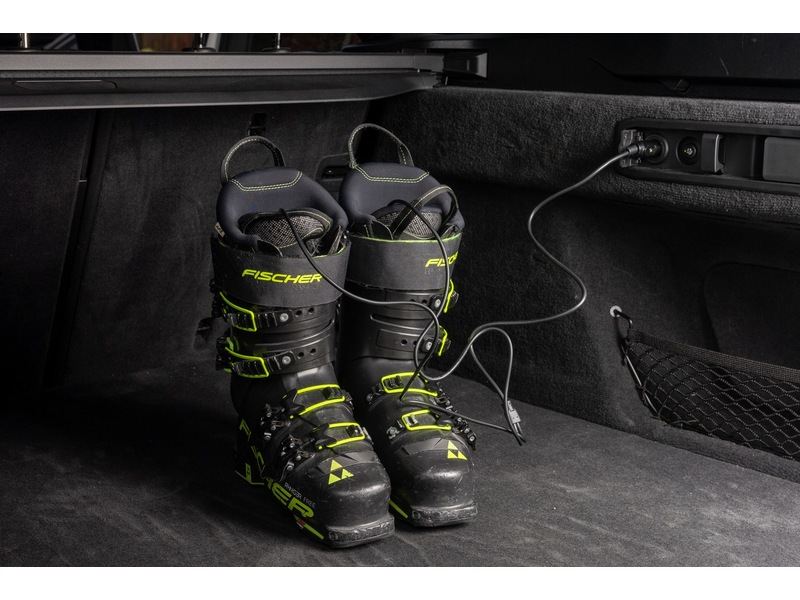 Hedgehog Drive skotork för bil + ström laddare (svart) Skotorkare