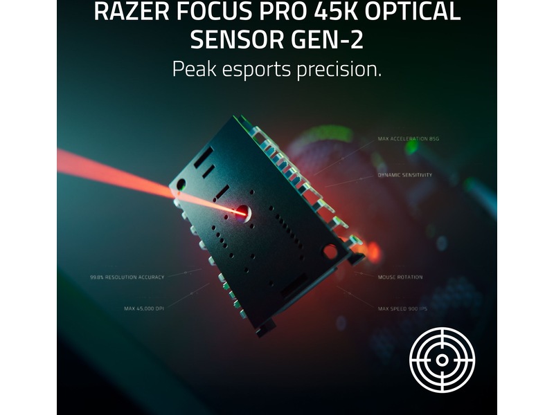 Razer DeathAdder V4 Pro trådlös gamingmus (svart) Gamingmus