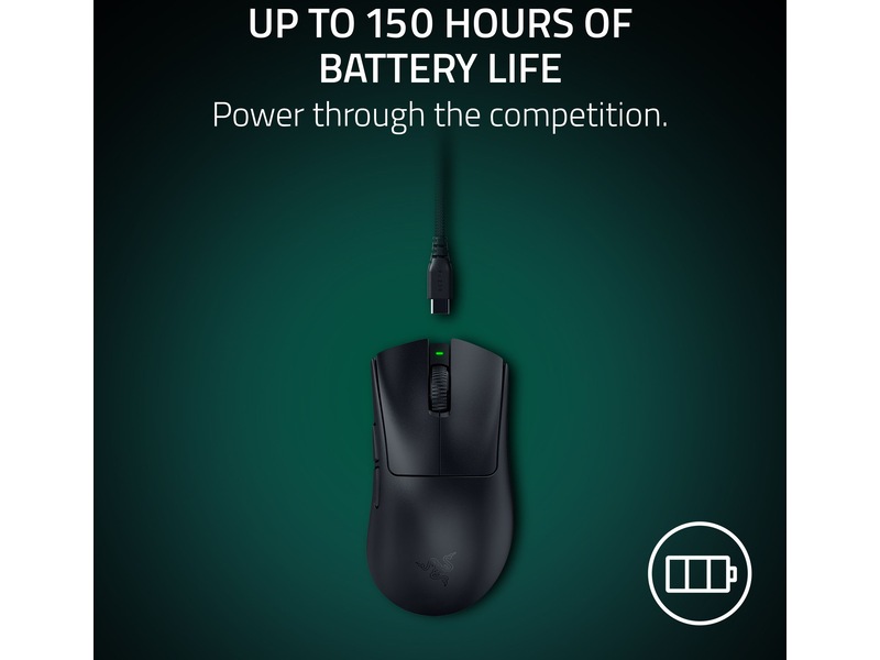 Razer DeathAdder V4 Pro trådlös gamingmus (svart) Gamingmus