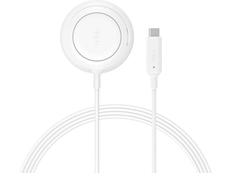 Belkin UltraCharge magnetisk laddplatta 25W Qi2 med stativ Trådlös laddare