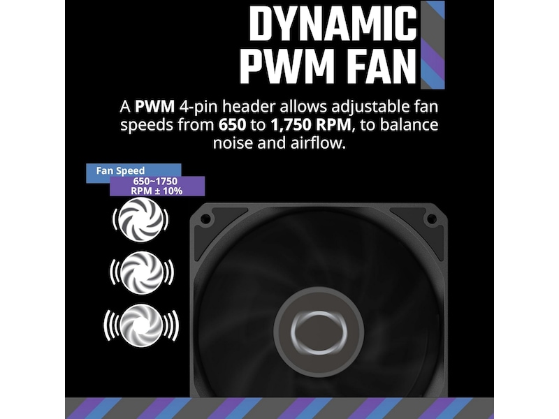 Cooler Master MF120 Lite Fläkt (svart) Fläkt