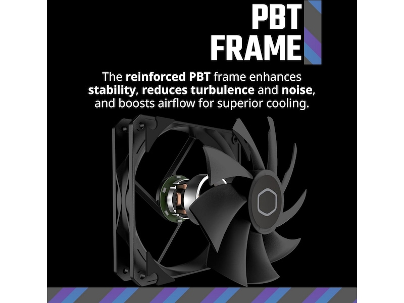 Cooler Master MF120 Lite Fläkt (svart) Fläkt