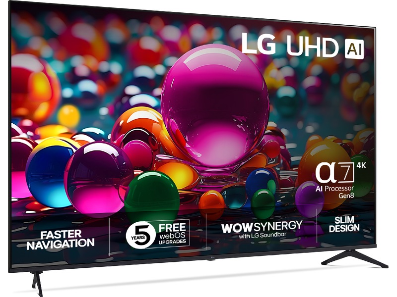 LG 75'' UA75 AI 4k smart-TV (2025) 70 - 79 tums TV