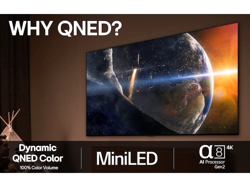 LG 65'' QNED85 evo AI MiniLED 4k Smart TV (2025) 60 - 69 tums TV