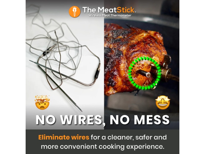 THE MEATSTICK 4X Set trådlös stektermometer Övriga köksapparater