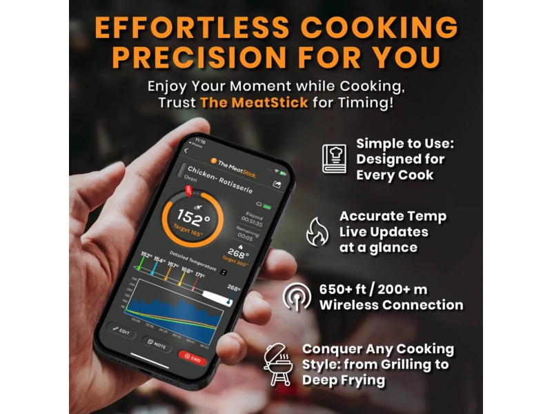 THE MEATSTICK V Set trådlös stektermometer Övriga köksapparater