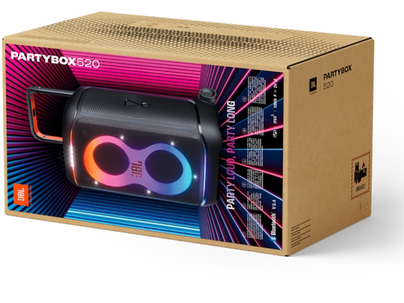 JBL PartyBox 520 Party Højttaler Trådlös / Bluetooth högtalare