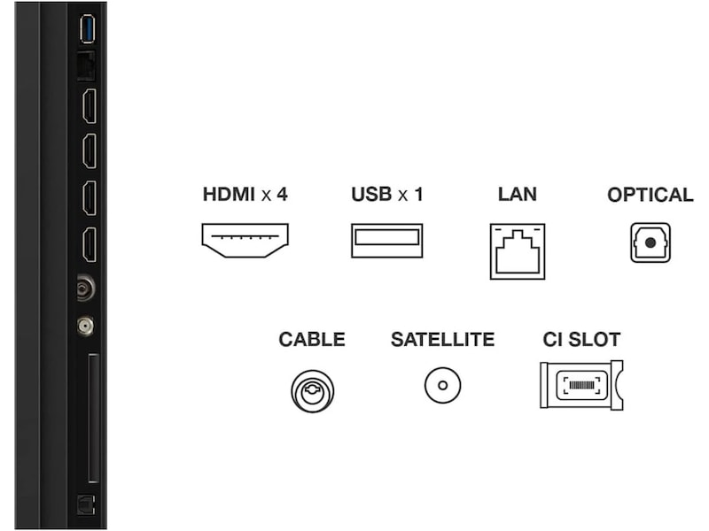 TCL 98" T8C 4K QLED Google TV (2025) Över 80 tums TV