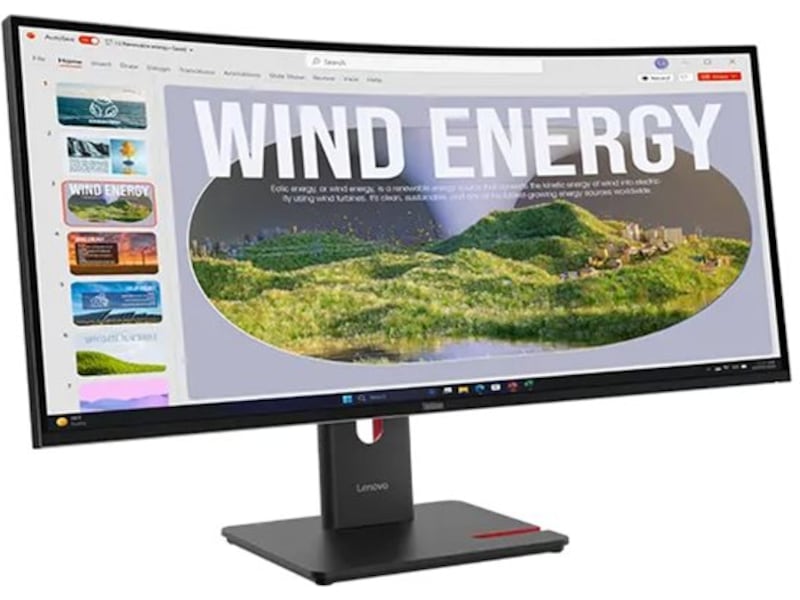 Lenovo 34" skärm ThinkVision T34WD-40 Bildskärmar
