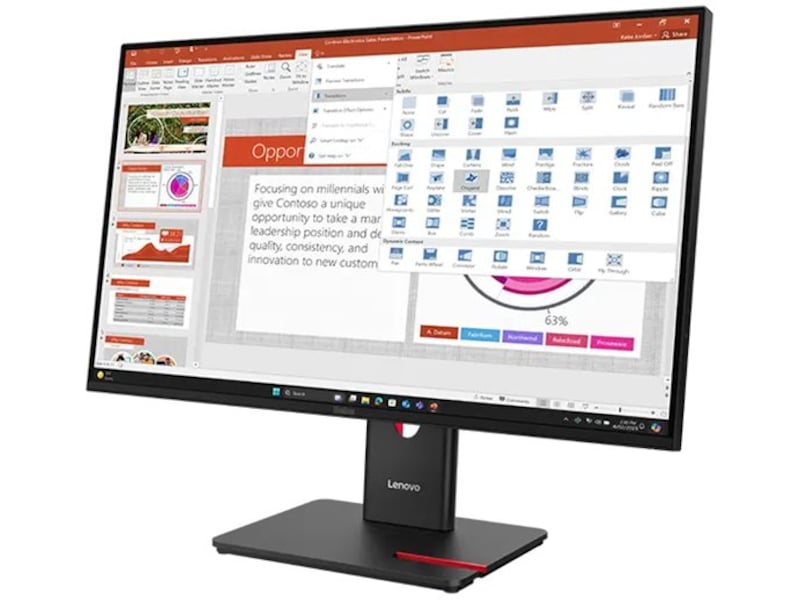 Lenovo 27" skærm ThinkVision T27-40 Bildskärmar