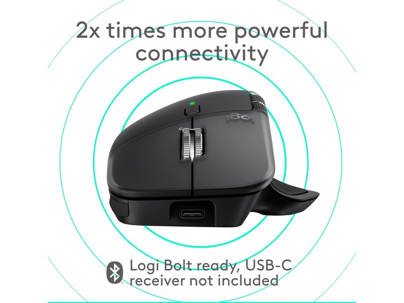 Logitech MX Master 4 til Mac Trådløs Mus (space black) Mus