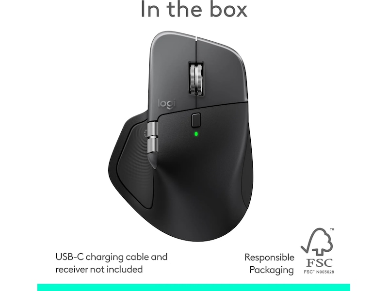 Logitech MX Master 4 til Mac Trådløs Mus (space black) Mus