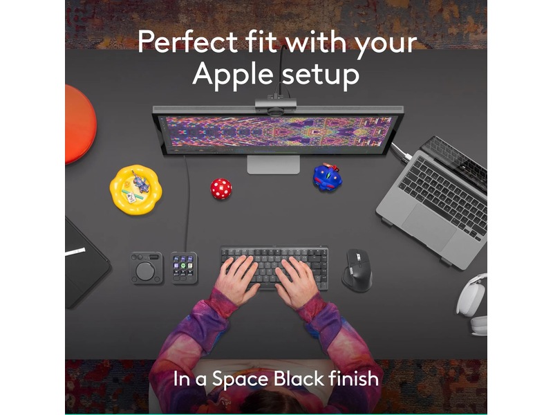 Logitech MX Master 4 til Mac Trådløs Mus (space black) Mus