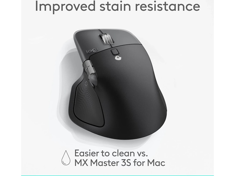 Logitech MX Master 4 til Mac Trådløs Mus (hvid sølv) Mus