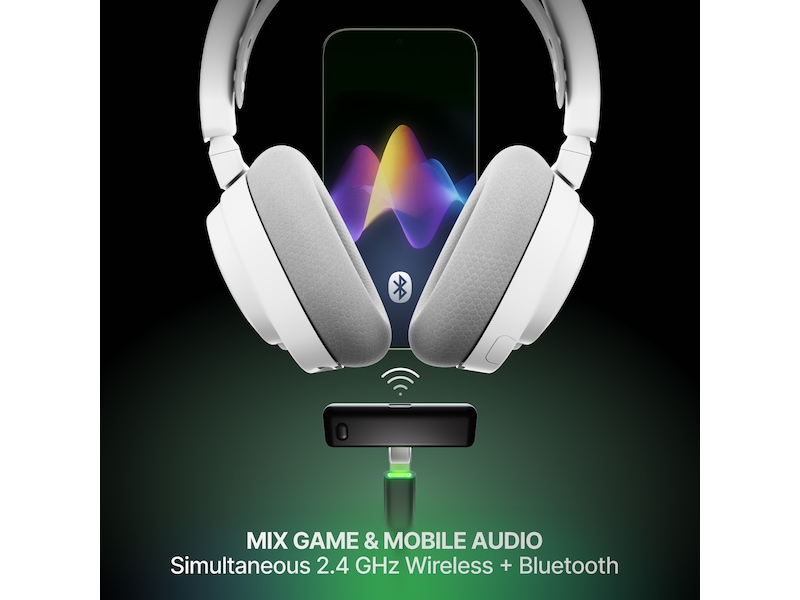 SteelSeries Arctis Nova 7X Gen 2 Trådløst Gamingheadset (hvid) Gamingheadset