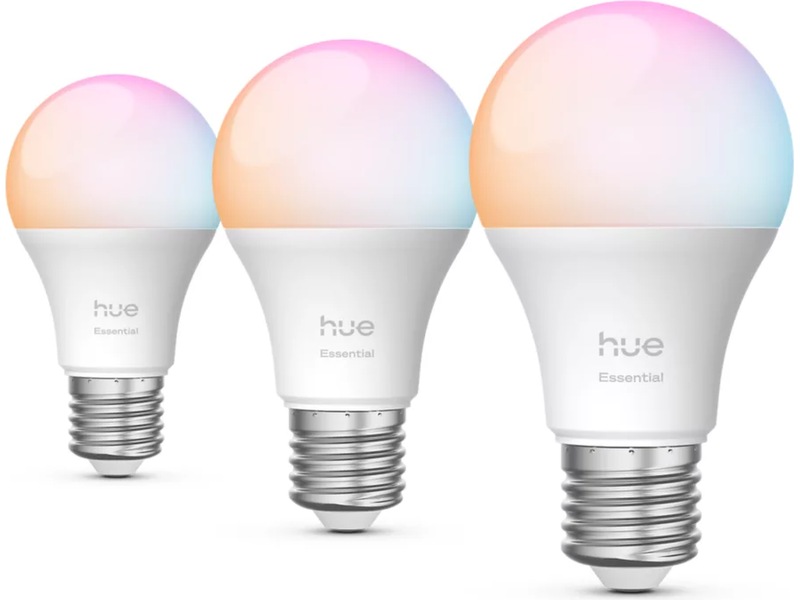 Philips Hue Essential WCA ljuskälla E27 806 lm (3-pack) - LED