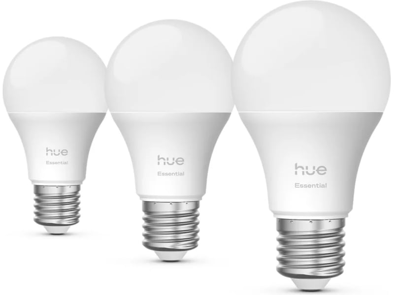 Philips Hue Essential WCA ljuskälla E27 806 lm (3-pack) - LED
