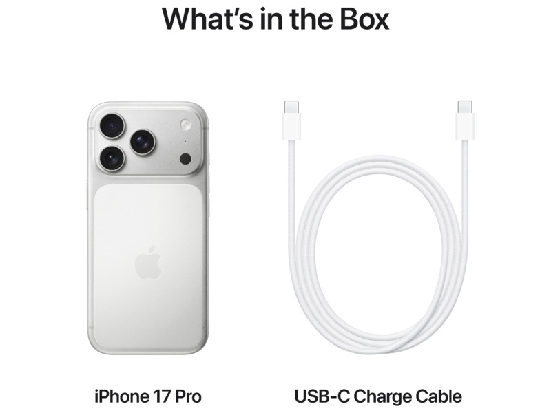 iPhone 17 Pro 256GB (silver) Mobiltelefoner