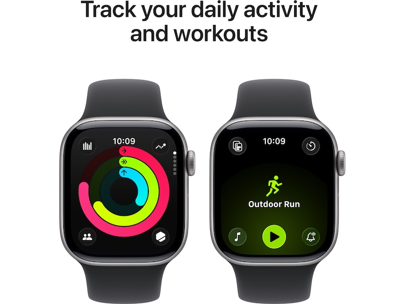 Apple Watch Series 11 GPS + LTE 42mm aluminium (rymdgrå) Smartwatches