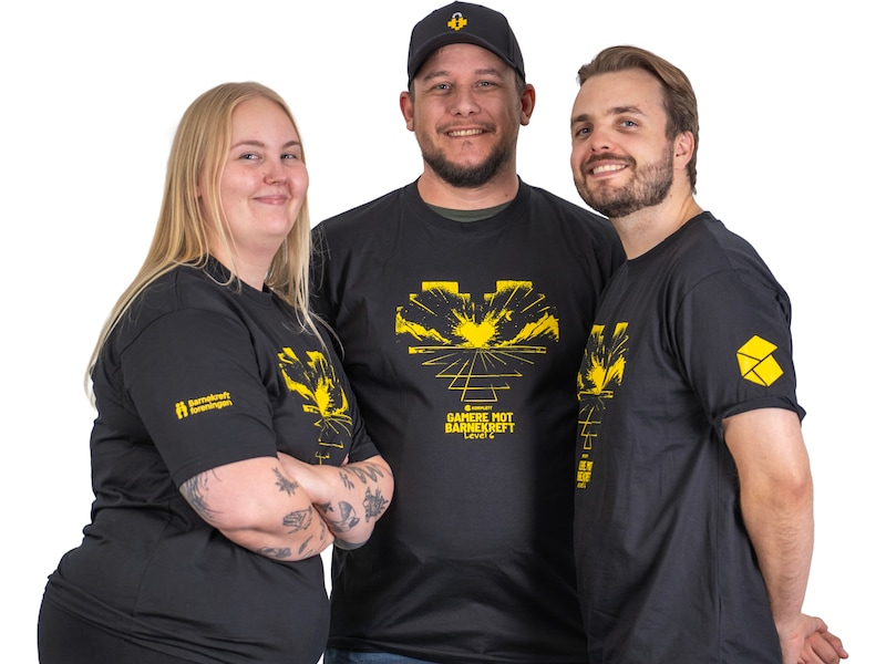 Gamere Mod Børnekræft T-shirt L Merchandise