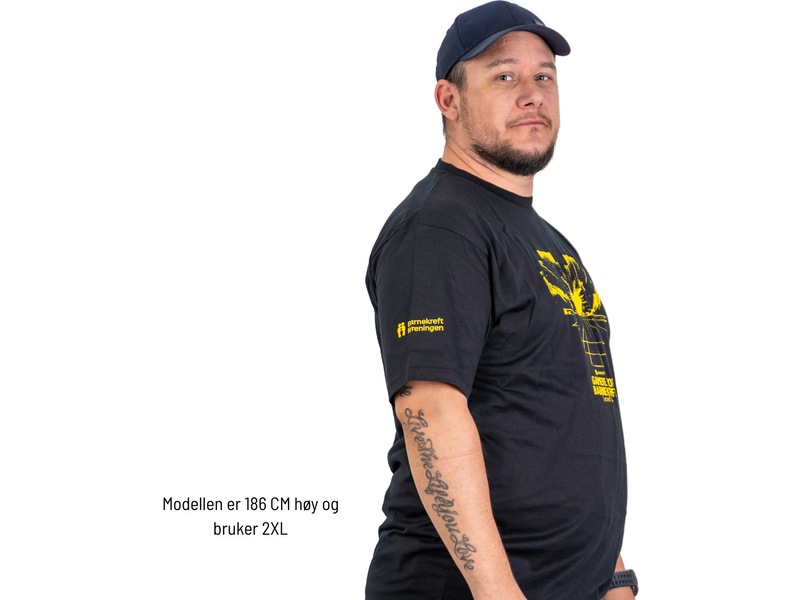 Gamere Mod Børnekræft T-shirt 3XL Merchandise