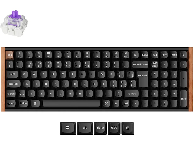 Keychron K4 HE Trådløst Gamingtastatur (sort) Gamingtangentbord